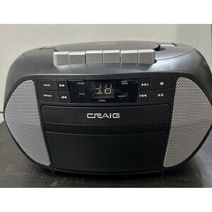 Portable Craig Cd Boombox With Am/fm Stereo Radio And Cassette Player/recor